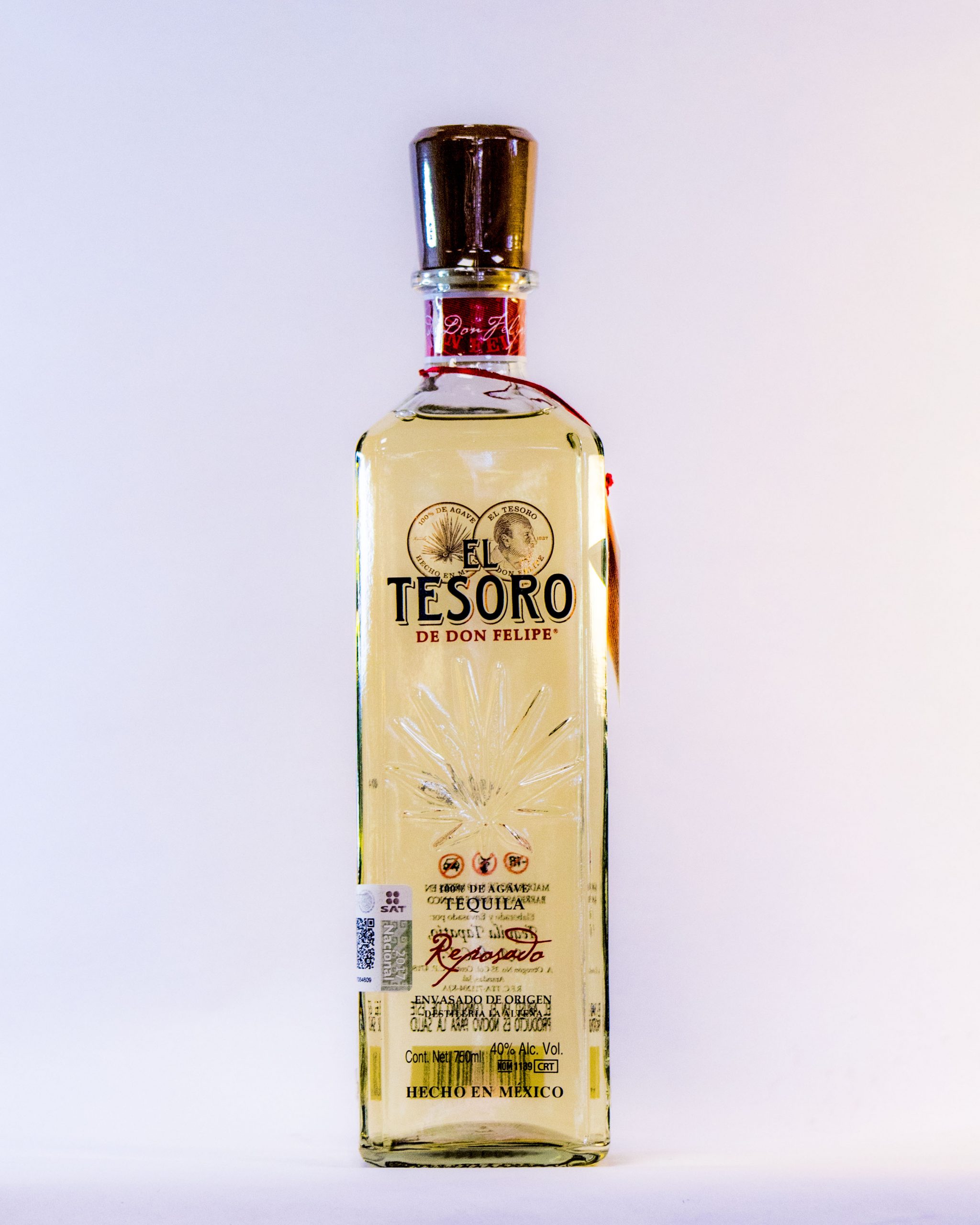 TEQUILA EL TESORO DON FELIPE REPOSADO 750 ML